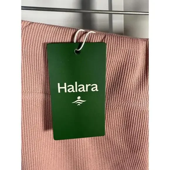 NWT Halara Ribbed High Waisted Bodycon Midi Casual Skirt Mellow Rose Medium - Picture 5 of 15